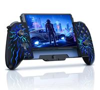 Switch Controller for Nintendo, Wireless Switch Pro Controller with Back Buttons, 1000mAh Pro Controller Switch with Programmable, Wake up, Vibration & Turbo Function for Switch/OLED Console(Flame)