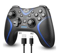 Switch Controller, Wireless Pro Controllers for Nintendo Switch/Lite/OLED/Switch 2/Windows PC, Bluetooth Remote Gamepad with Programmable, Joystick, Axis Gyro,Wake up, Turbo & Dual Vibration