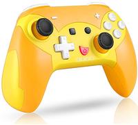 Switch Controller - Wireless Switch Pro Controller for Nintendo Switch/Switch Lite/Switch OLED with 3 Levels Turbo Function, 4 Levels Adjustable Vibration, Six-Axis Motion Control, One-Key Wake Up