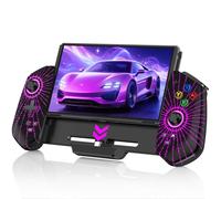 Switch Controller with LED and Hall Joystick for Nintendo Switch/OLED, One-Piece Wired Switch Pro Control with Turbo/4 Game Slot/Vibration, Handheld Joypad Controller for Nintendo Switch Controller