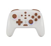 Switch Controllers, Wireless Switch Pro Controller Compatible with Switch/Switch Lite/Switch OLED, Programming Pro Controller Support Motion Control, Vibration, Wake-up, Turbo, Screenshot (White)