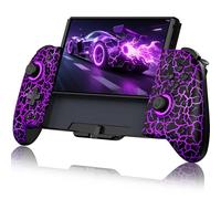 Switch Controllers,Wireless Switch Pro Controller for Nintendo Switch/OLED Controller,Upgrade Full-Size Ergonomic One Piece Handheld Controller with Programmable,Cool Dynamic Light,TURBO,Vibration