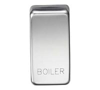 Switch Cover "Marked Boiler" - Polished Chrome