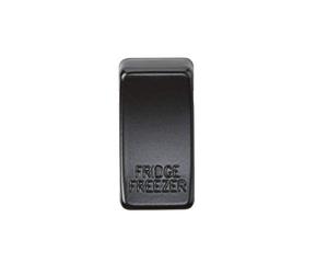 Switch Cover "Marked Fridge Freezer" - matt Black