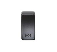 Switch Cover "Marked HOB" - matt Black