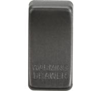 Switch Cover "Marked Warming Drawer" - Smoked Bronze