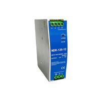 Switch Din Rail Power Supply NDR-120-24 DIN Rail Mounted Guide Type Switching Power Supply Ultra-thin 12V10A /24V5A 120W Metal Shell AC/DC (Size : NDR-120-24)