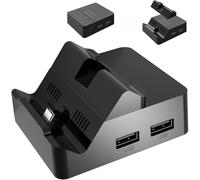 Switch Dock, Docking Station for Nintendo Switch/Switch OLED Charger, Portable Charging Stand Switch TV Dock Support 4K/ 1080P HD TV Adapter Compatible with HD, USB 3.0 Port,Type-C