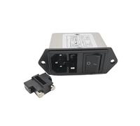 Switch double insurance AC power filter CW2C-6A-T (F2 02) CW2C-10A-T (F2 02(CW2C-10A-T F2 02 10A)