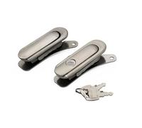 Switch Electric Control Box Cabinet Door Plane Lock Tool Box Equipment Cabinet Door Stainless Steel Lock 1Pcs(with Keys)