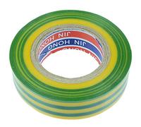 Switch Electronics 19mm x 20m Yellow Green Stripe PVC Insulation Tape Electrical Insulating Wire Repairs Harness Indoor Outdoor BSEN 60454-2 Conforms