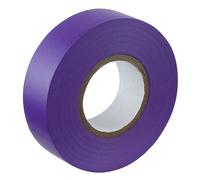 Switch Electronics 19mm x 33m Coloured PVC Insulation Insulating Self Adhesive Tape BSEN 60454-2 (Pack of 2, Purple)