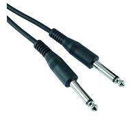 Switch Electronics 6.35mm 1/4" Male Plug to Plug Audio Extension Cable Lead (Mono, 10m)
