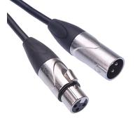Switch Electronics DMX 3 Pin Male to Female XLR Lead Rugged PVC Cable Lighting 120R Digital Spec (2m)