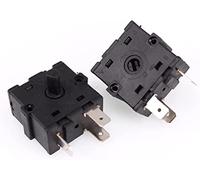 Switch Encoder 10pcs Electric Heating Accessories Shift Knob Switch Heater Thermostat Rotary Shift Switch 3 Feet 5 Feet Knob Switch 16A 250V Potentiometer