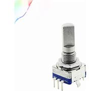 Switch Encoder 5PCS Rotary Encoder,Code Switch EC11 Audio Digital Potentiometer,with Switch,5Pin, Handle Length 20mm electronic switch