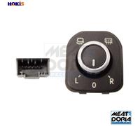 Mirror adjustment switch Left Front 206024 MEAT & DORIA for SEAT VW