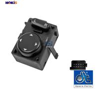 DT Spare Parts 4.68443 Switch, mirror adjustment