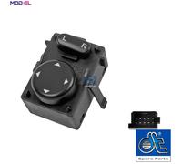 DT Spare Parts 4.68443 Switch, mirror adjustment