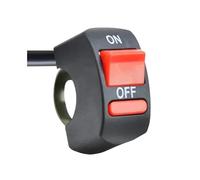 Switch Handlebar Switch Motorbike Motorcycle Handlebar Flameout Switch ON OFF Power Button For Moto Motor ATV DC12V/10A Universal Handlebar ON-Off