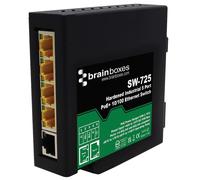 SWITCH,HARDENED IND 5 PORT POE+ ETHERNET; SW-725 (BRAINBOXES) Qty X 1
