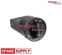 SWITCH, HEADLIGHT FOR SKODA CITIGO FABIA OCTAVIA PRAKTIK METZGER 09161118