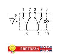 Switch - HELLA 6FH 007 832-621 OE 7801331900025