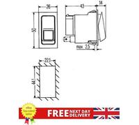 Switch - HELLA 6RH 007 832-351 OE 1109532-5
