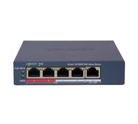 Switch Hikvision 5 Portas 10/100Mbps PoE - DS-3E1105P-EI/MV2