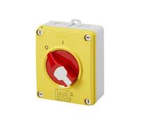 Switch - HP - Emergency - Insulated Case - 16 A 4P - Red Handle - IP66/67/69