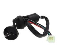 Switch Ignition Lock 1pcs 2/4 Wires Pins Ignition Start Switch Lock Key For ATV Go Kart Scooter Motorcycle ETC(4 Wires Male Plug A)