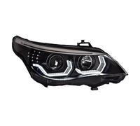 Switch Ignition Lock For BMW E60 2003-2010 523i 530i LED Dynamic Turn Signal Lens Head Lamp Accembly Car Styling Headlight(With xenon bulb kit,2003-2007)