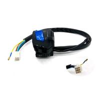 Switch Indicator 22mm Motorcycle HandleBar Switches Universal With Choke Headlight Horn Turn Signal Electric Start Handlebar Controller Button(Left)