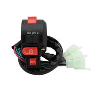 Switch Indicator 22mm Motorcycle Switch Handlebar Control For Universal ATV Scooter Horn Turn Signals Indicator Control Start Stop Switch Light