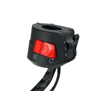 Switch Indicator Motorcycle Switch Handlebar Control For Universal Bullet Connector Handlebar Switches ON/OFF Button Connector Push Switch(Right start)