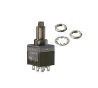 Switch MB2061SS4W01 MB-2061 DPDT On- 6A Push Button N