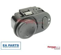 Switch, mirror adjustment for VAUXHALL COMBO CORSA CORSAVAN METZGER 0916234