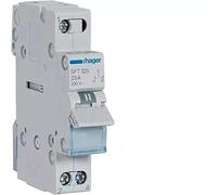 Hager SFT125 - Modular Switch 1 Pole 25a Common Up i-0-ii