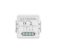 Switch Module Neutral Wire/No Neutral Wire Required 5A 2 Way App Remote Control Work with(3-Gang)