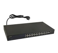 SWITCH NETWORK SWITCH 28 PORT 24X POE, 2X UPLINK SF124