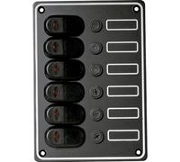 SWITCH PANEL WATERPROOF 6 GANG