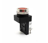 Switch PB25 25MM Momentary Spring Return Push Button Switch 1NO+1NC PB30 30MM Flat Self Reset Pushubutton -(PB25,25MM)