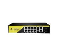 Switch POE Gigabit 08G21GB 11-port 100/1000Mbps Fast Ethernet POE switch with VLAN camera power supply