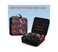 (Switch RingBag) Scarlet Violet For Nintendo Switch OLED EVA Carrying Case Set Bag Base Housing Keycap Shell Game Accessories