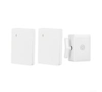 Switch Robot RF Remote Controller 51mm Auto Button Pusher | RF remote control, auto press function, white ABS body, 51x54mm size, bed-side operation