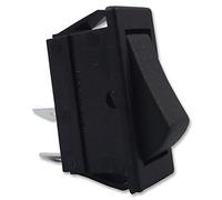 SWITCH, ROCKER, SPST, BLK, (ON)-OFF, Rocker Switches, Qty.1 | C1501ALAAA