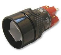 SWITCH, SPDT, LATCHING, ROUND, 18MM, Industrial Pushbutton Switches, Qty.1 | D16-LAR1-1AB