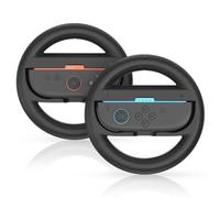 Switch Steering Wheel for Nintendo Switch 2,Mario Kart Racing Wheel for 2 Joy Cons Controller,2 Pack Nintendo Switch Steering Wheel Fit Mario Kart World/Mario Kart 8 Deluxe Switch Accessories(2025)