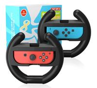 Switch Steering Wheel for Nintendo Switch, Racing Wheel to Play Mario Kart 8 Deluxe Compatible with JoyCon, Nintendo Switch Accessories Gift for Mario Kart -