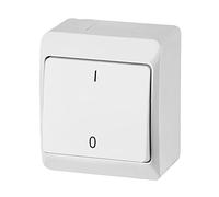 Switch Surface-Mounted White Easy IP44 Wet Room I 0 Print